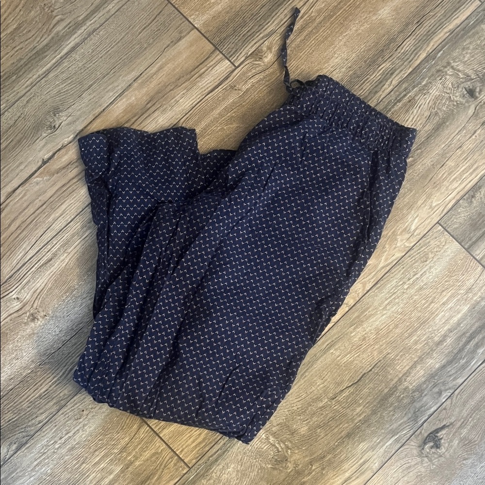 Men's banana republic Navy Patterned pajama lounge pant